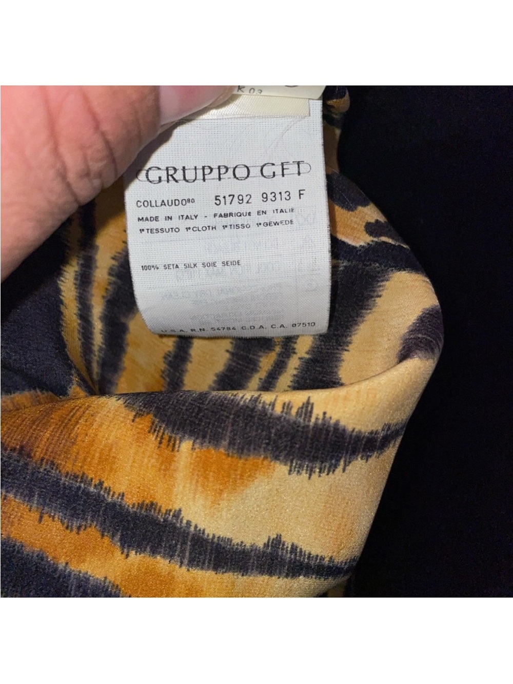 Dior Multicolor Animal Print Silk Blouse - Picture 2 of 6